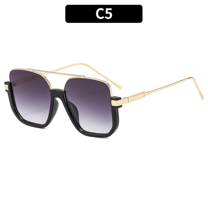 Elegante Übergroße Quadratische Sonnenbrille