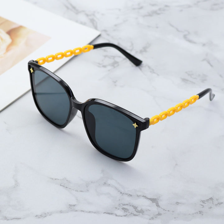 Chic Übergroße Quadratische Sonnenbrille Karnz