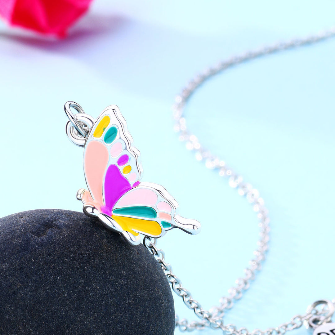 Schmetterlingsanhänger Freundschaftsnecklace Karnz