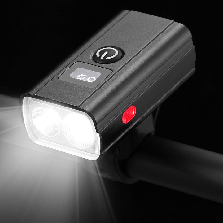 Hochintensive LED-Fahrrad-Scheinwerfer mit verstellbarem Halter Karnz