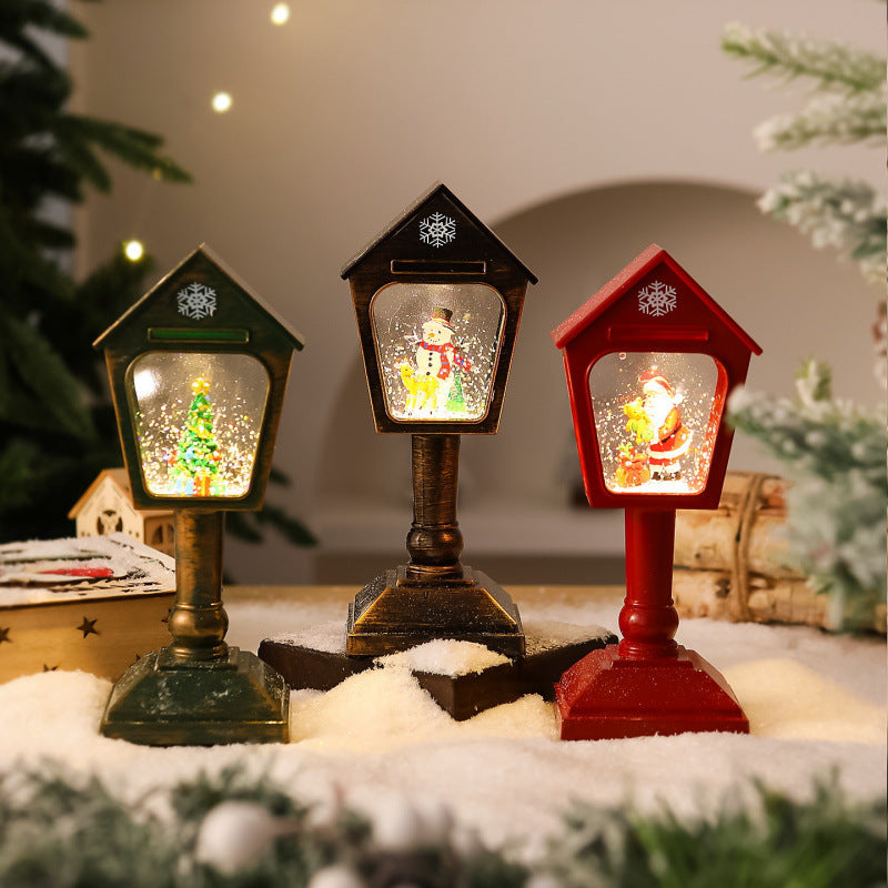 Beleuchtete Weihnachtslaterne Karnz