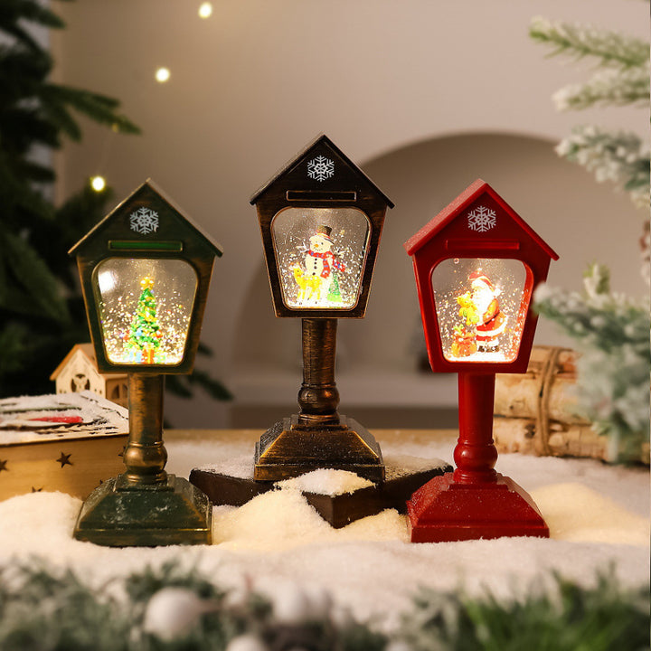 Beleuchtete Weihnachtslaterne Karnz