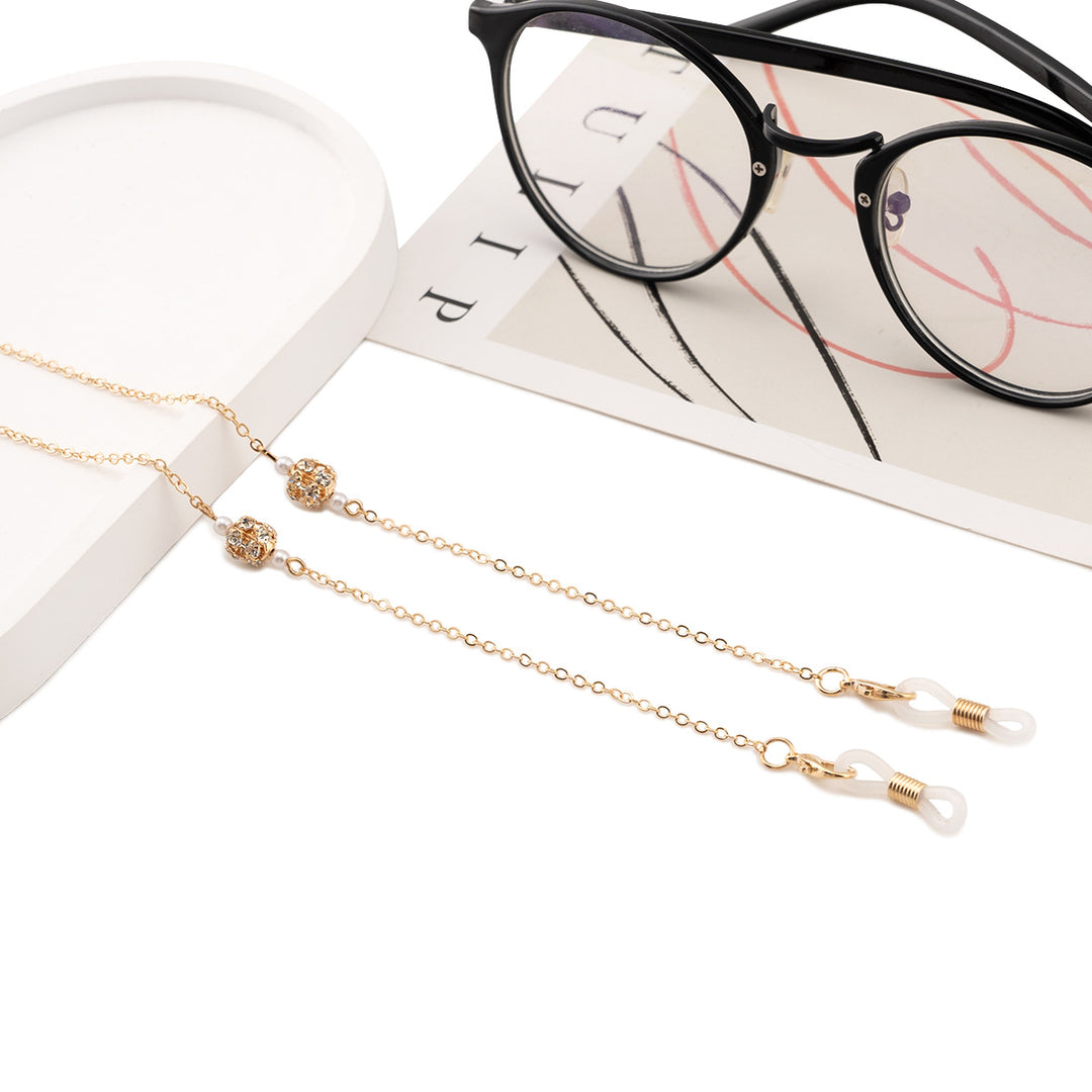 Premium Metall Brillen Kette Karnz