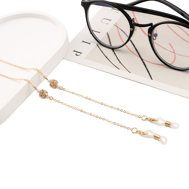 Premium Metall Brillen Kette Karnz