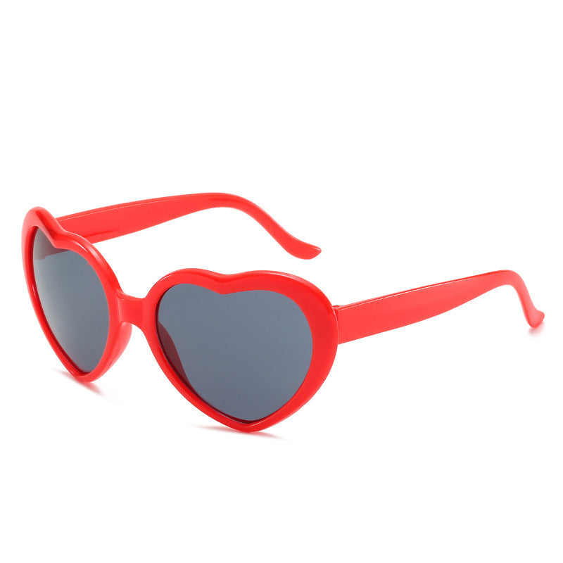 Damen Herzförmige Sonnenbrille Karnz