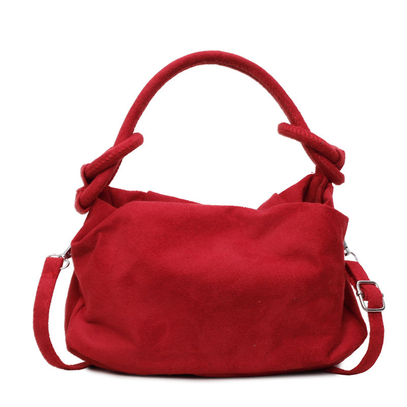 WoSoft Wildleder Hobo Tasche Karnz