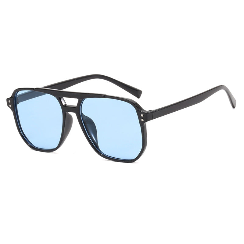 Damen oversized Sonnenbrille mit geometrischem Design und UV-Schutz Karnz