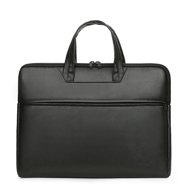 Premium Leder Laptop Aktentasche Karnz