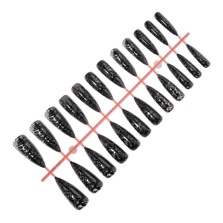 Künstlerische Acryl-Nagelspitzen Karnz