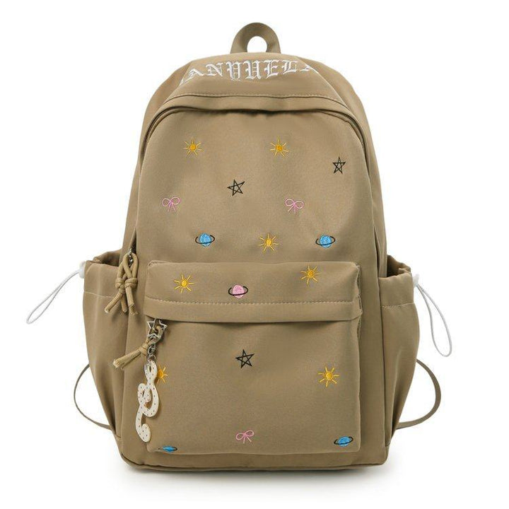 Trendige bestickte Rucksack