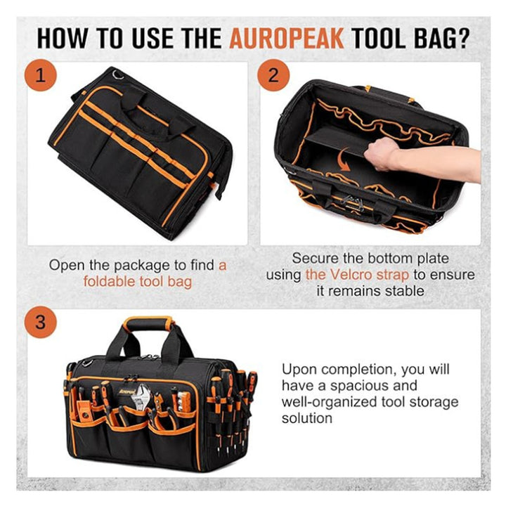 Werkzeugtasche mit Ergonomischem Design und Vielseitigen Fächern Karnz