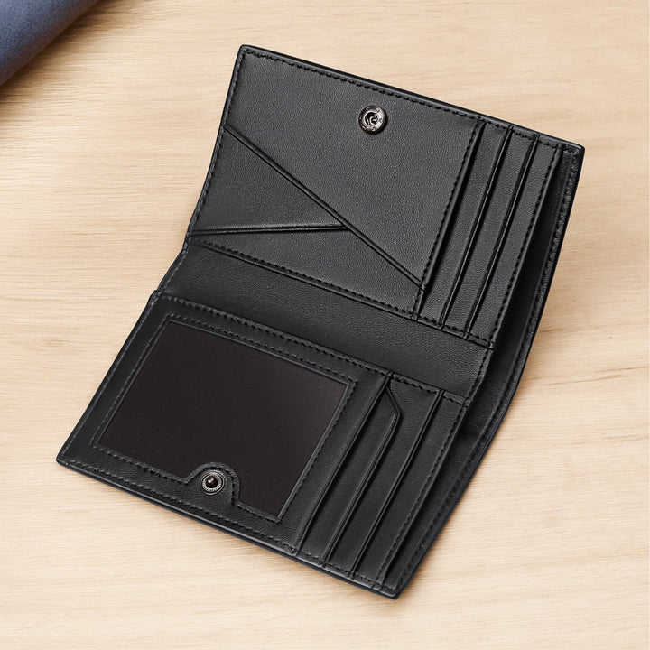 Minimalist RFID-blockierende Lederkartenhalter Karnz