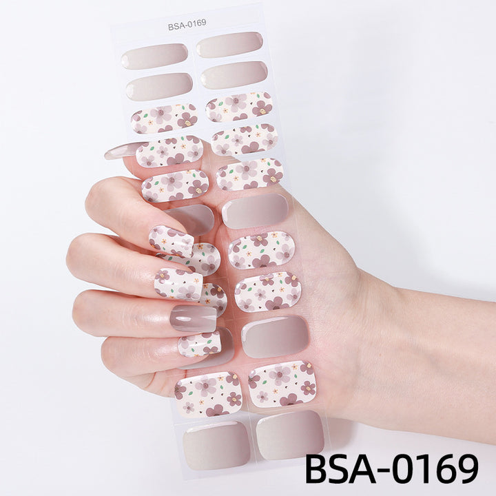 Strass-besetzte Nagelwickel