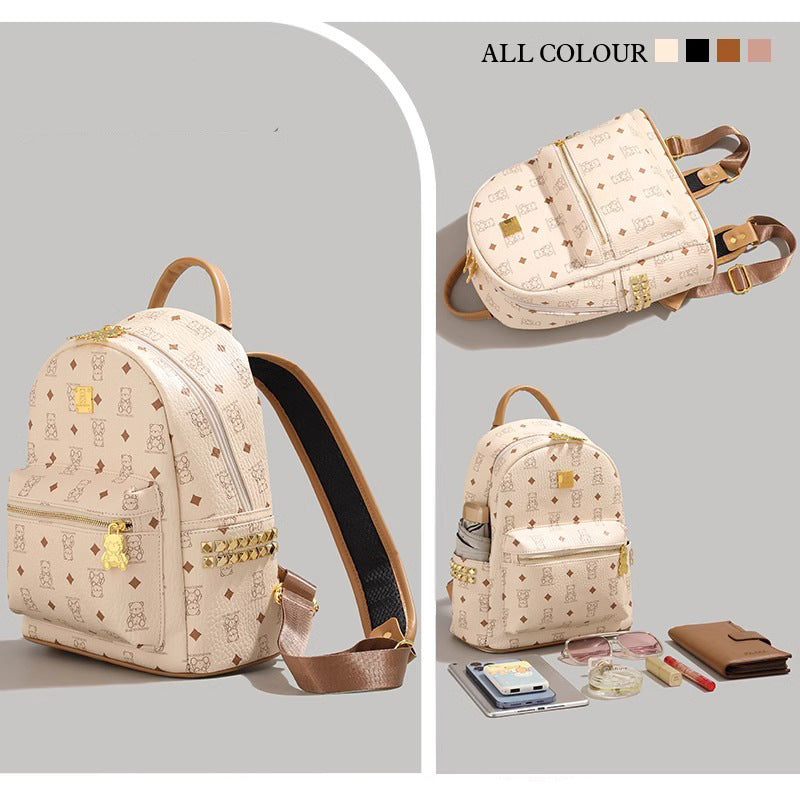 Stylische Charakter-gedruckte Rucksack Karnz