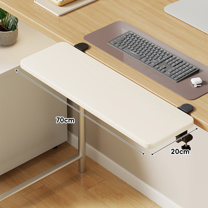 Unter-Tisch Gleitschienen-Tastaturablage und Schreibtischverlängerung mit sanfter Gleitmontage