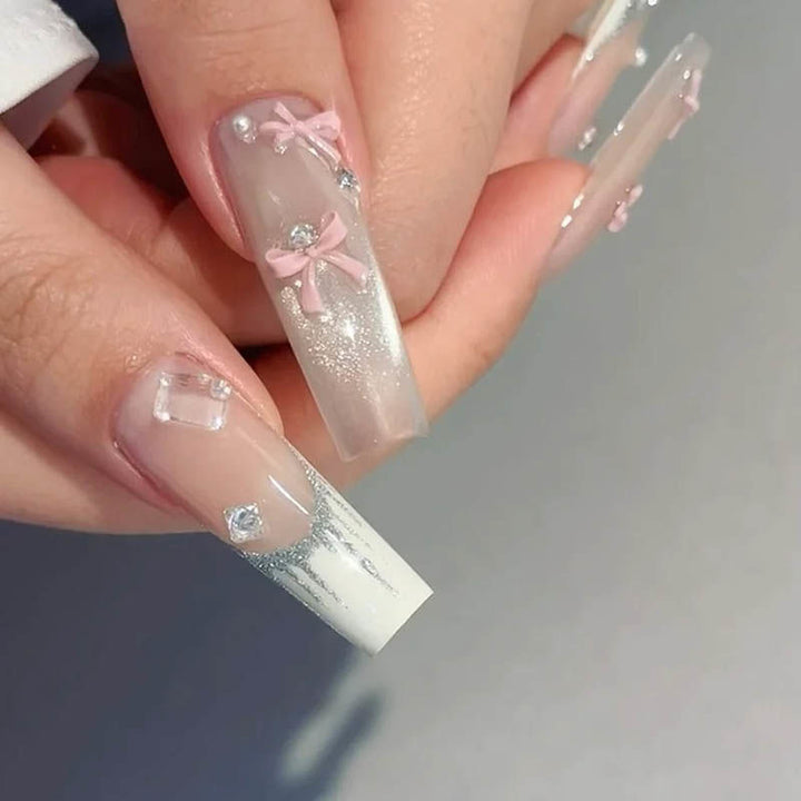 Künstlerische Lange Stiletto Nagelkunst Verlängerungen