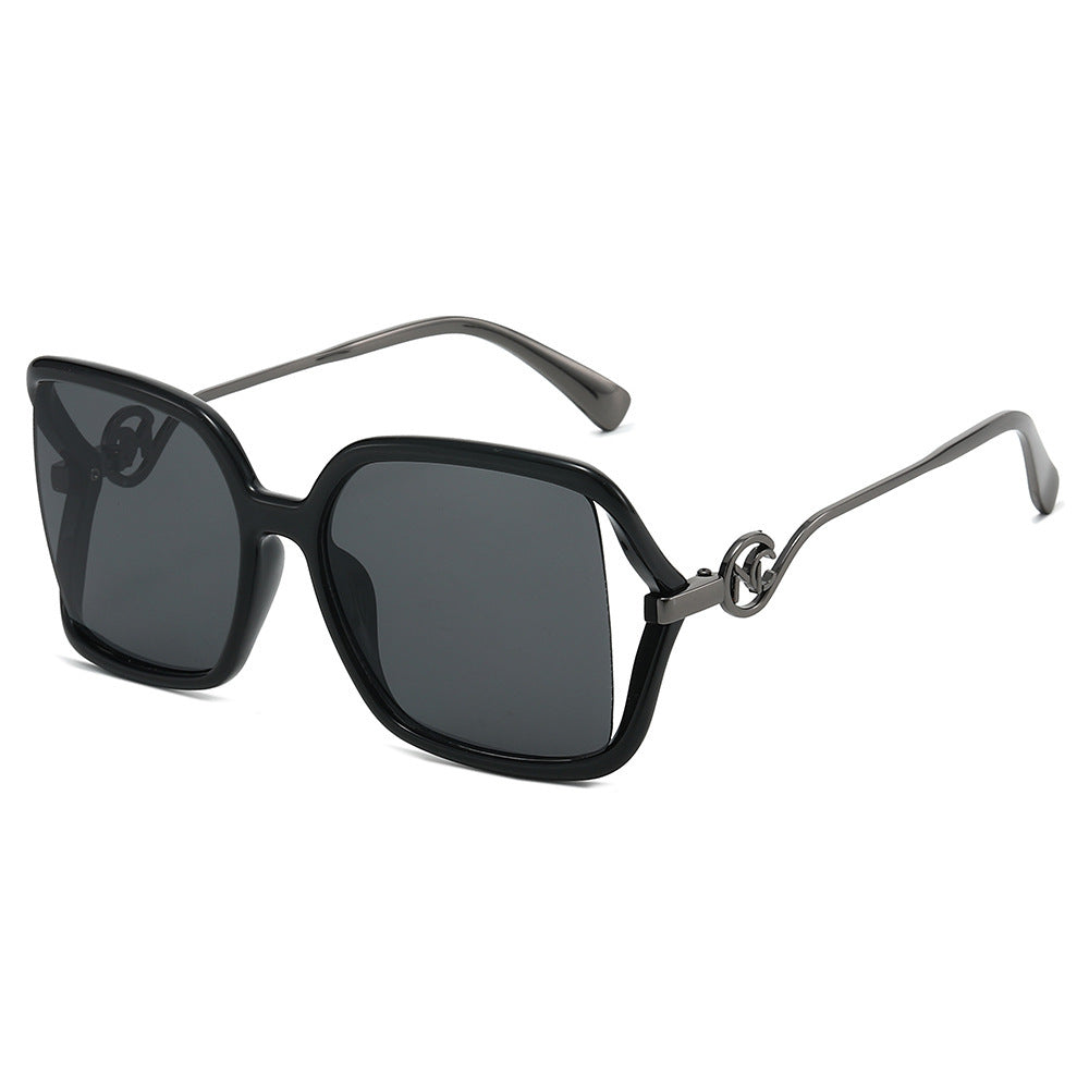 Oversized Geometric Gradient Sonnenbrille Karnz