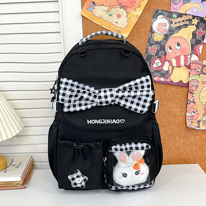 Verspielt Schleifen-verzierte Rucksack Karnz