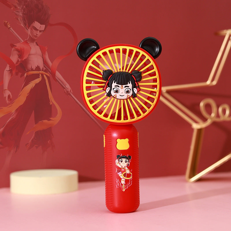 Damen Handventilator mit Cartoon-Design Karnz