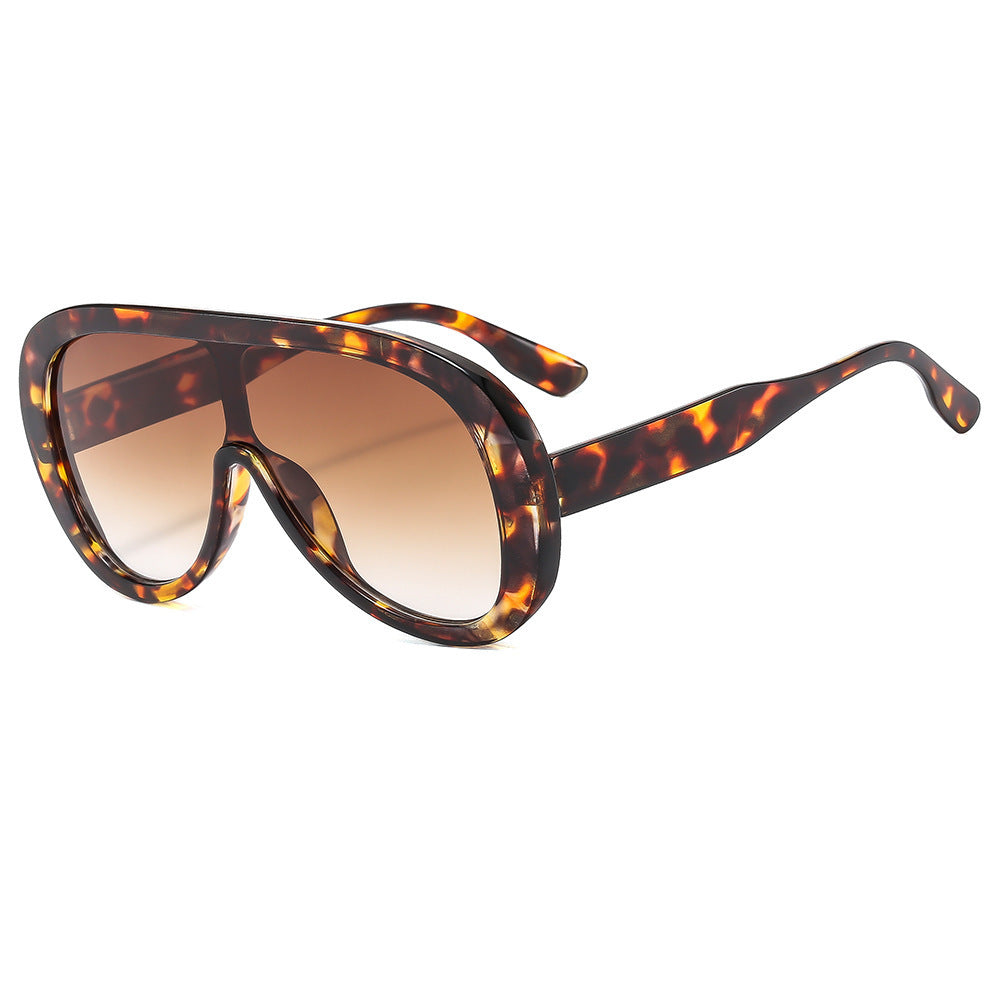 Damen modische Sonnenbrille mit breitem Rahmen Karnz