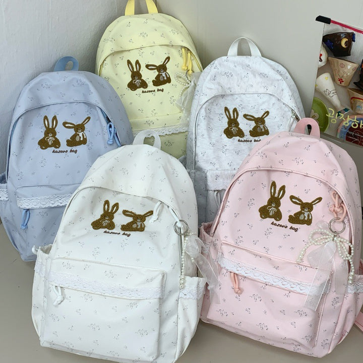Cute Bunny-Themed Casual Backpack Karnz