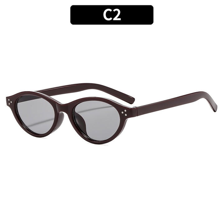 Retro Katzenaugen Sonnenbrille Modischer Stil