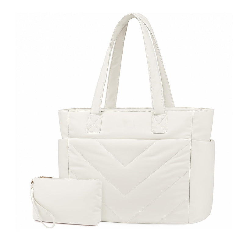 Multifunktionale Alltags-Tasche mit Abnehmbarer Kosmetiktasche Karnz