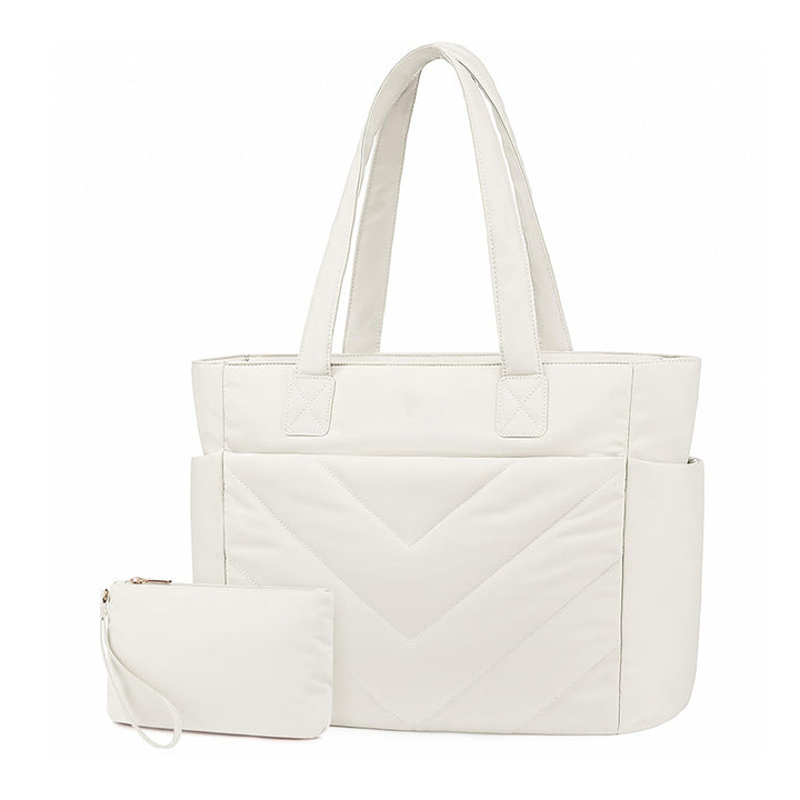 Multifunktionale Alltags-Tasche mit Abnehmbarer Kosmetiktasche Karnz