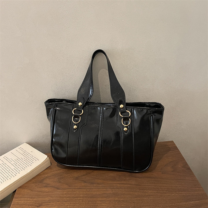 Elegante strukturierte Tote-Handtasche
