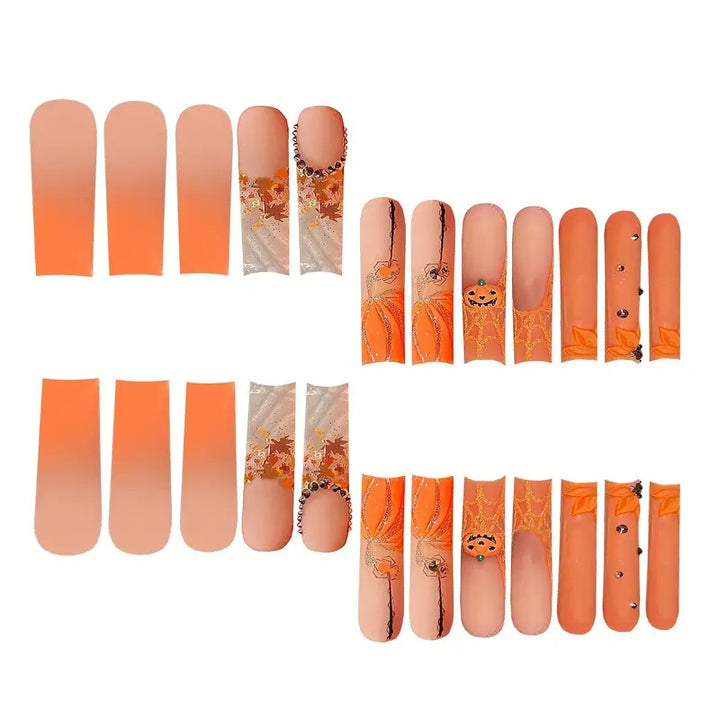 Saisonales Themen-Press-On-Nagelkunst-Set Karnz