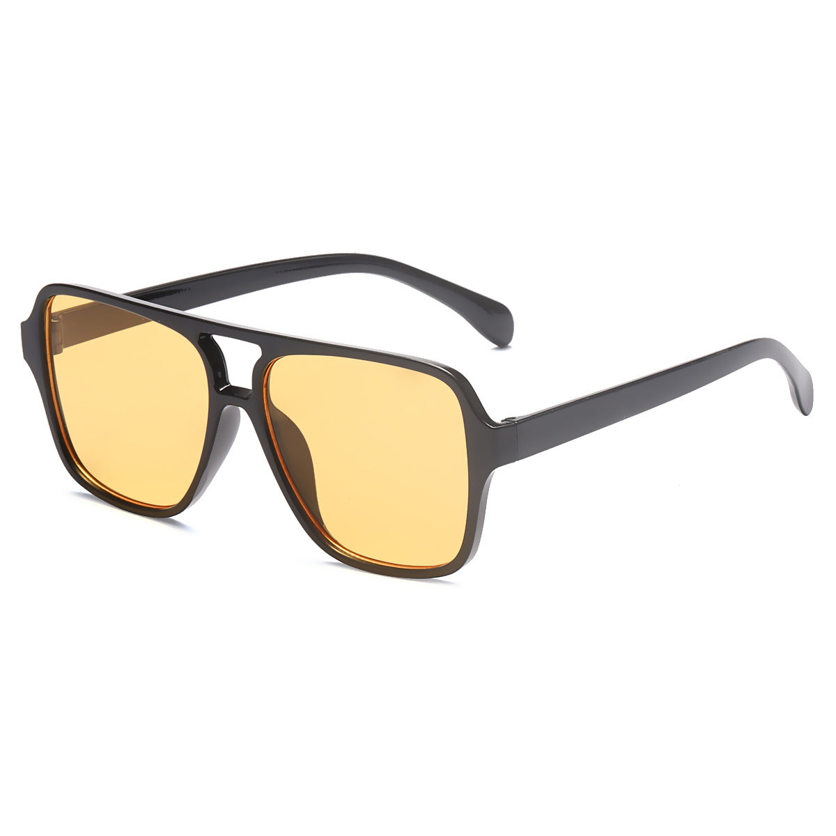 Damen quadratische Sonnenbrille mit elegantem Übergangsrahmen Karnz