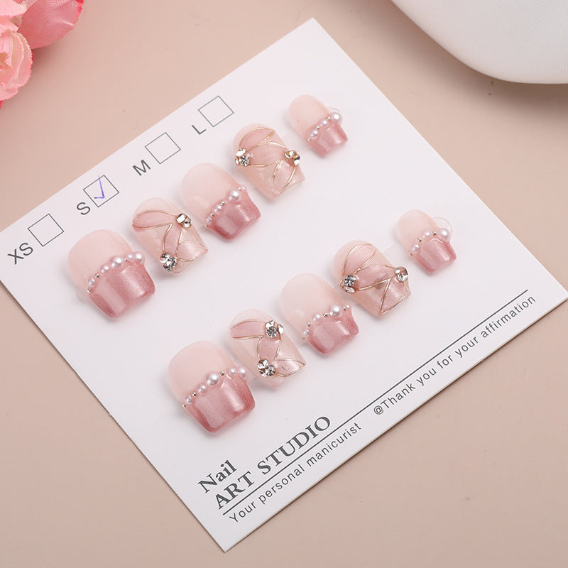 Dekoratives Press-On Nagelset Karnz