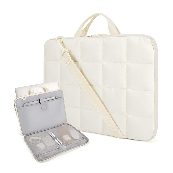 Stilvolle Multifunktions-Laptoptasche mit Abnehmbarem Organizer Karnz