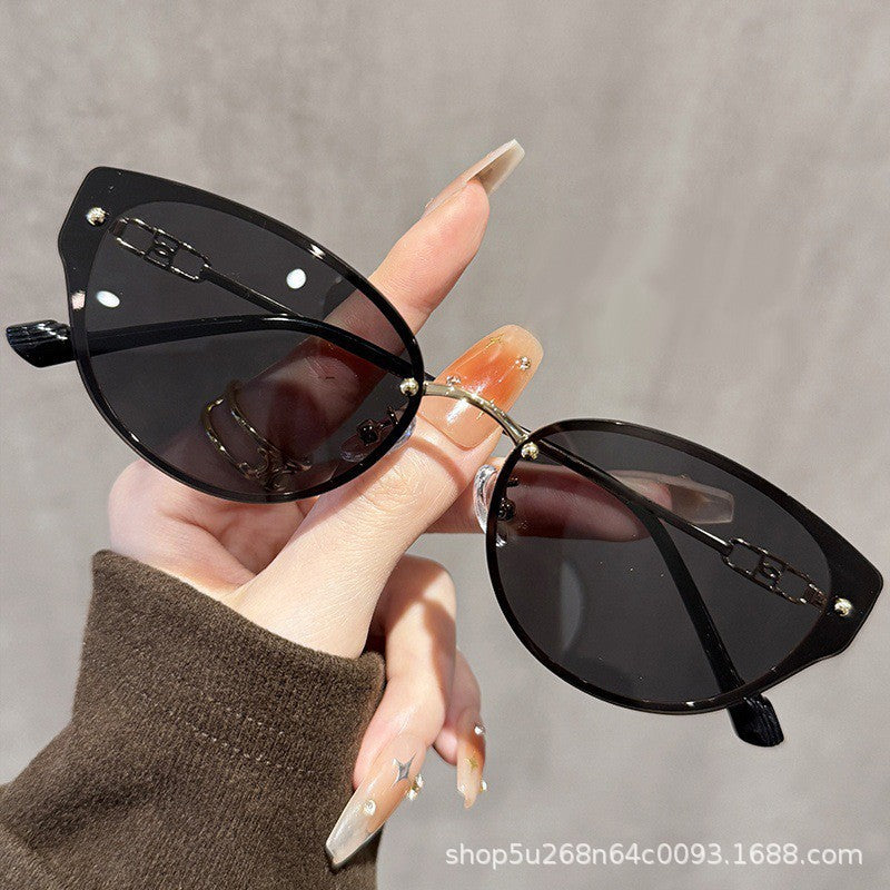 Stylische Katzenaugen-Sonnenbrille
