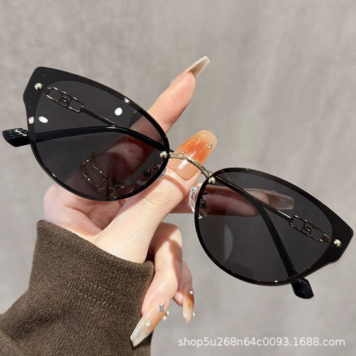 Stylische Katzenaugen-Sonnenbrille