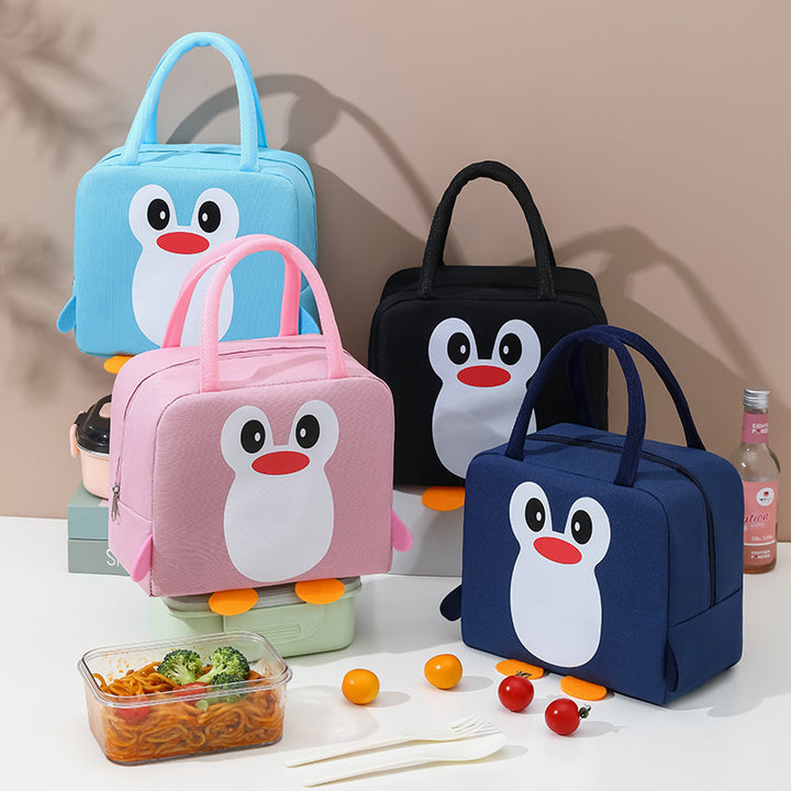 Pinguin-Themen Isolierte Lunch Tasche