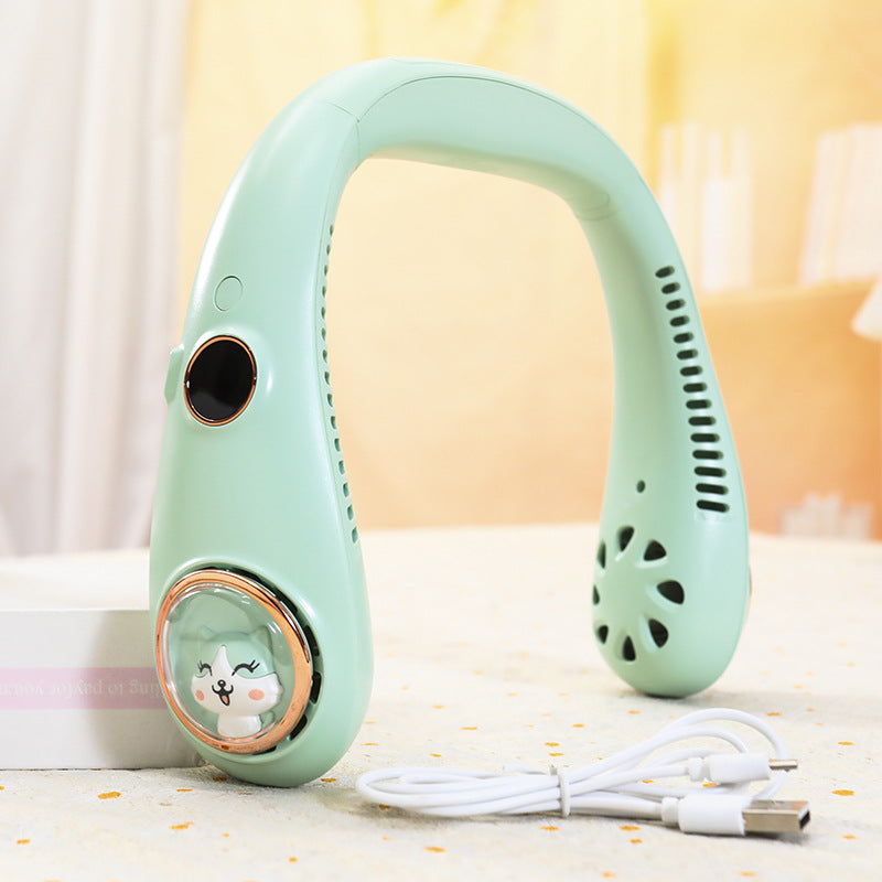 Damen Tragbarer Nackenventilator mit ergonomischem Design und integrierter Kühltechnologie Karnz