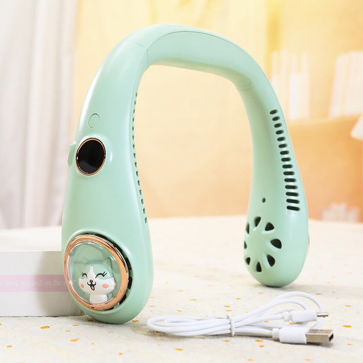 Damen Tragbarer Nackenventilator mit ergonomischem Design und integrierter Kühltechnologie Karnz
