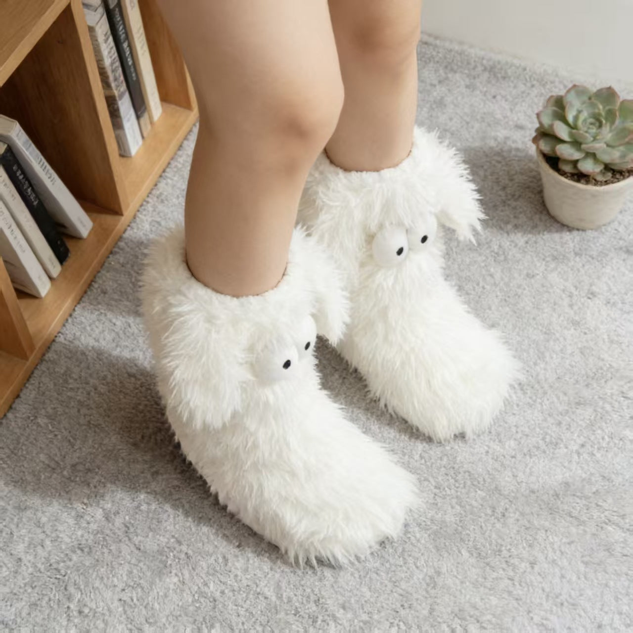 Damen Kuschelsocken mit tierischem Design Karnz