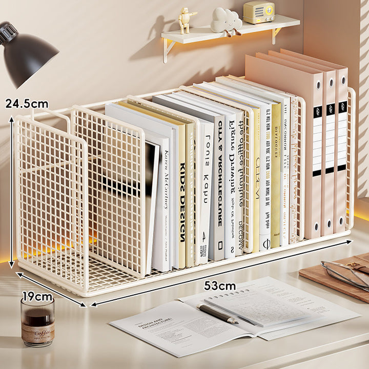 Desktop Metal Mesh Mehrfach-Ordner und Datei-Organizer Regal