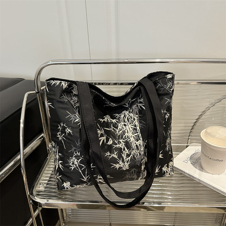 Stylische Bambusdruck-Tasche Karnz