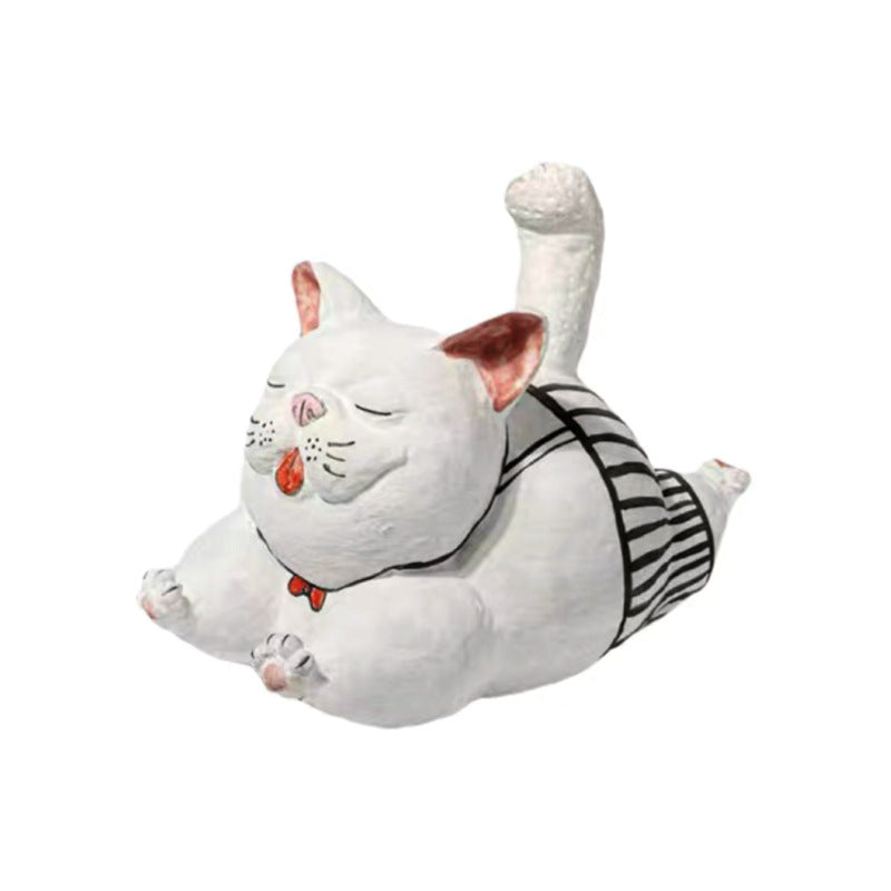 Dekorativer Katzenfigur