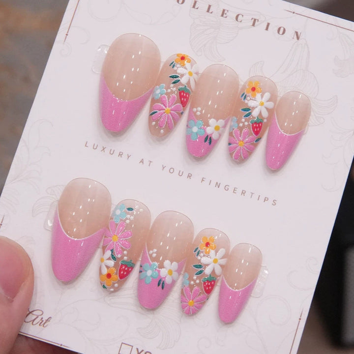 Floral Design Press-On Nagelset