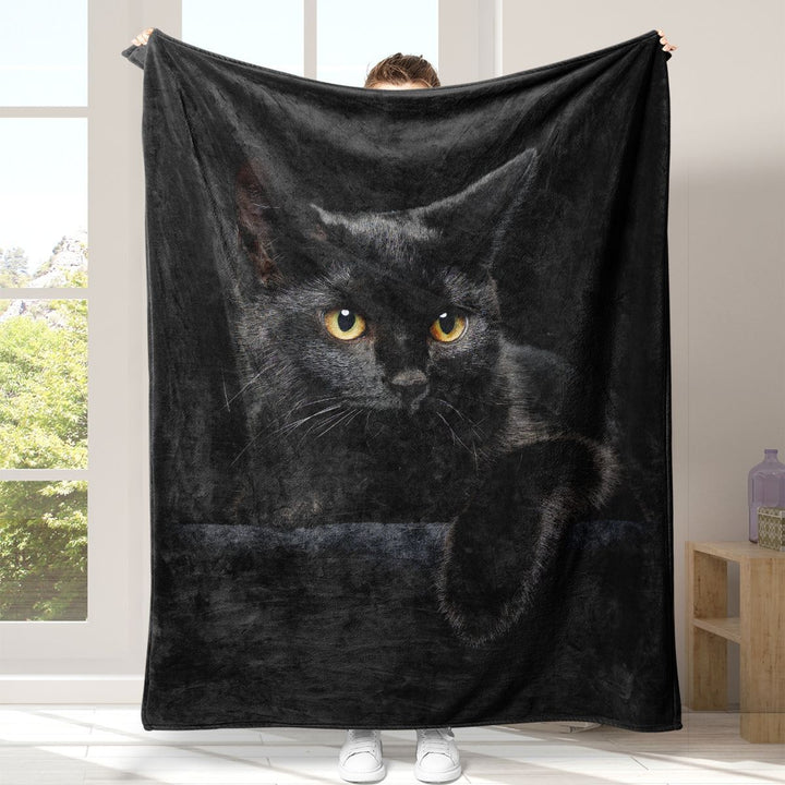 Katze-Themen Plüschdecke