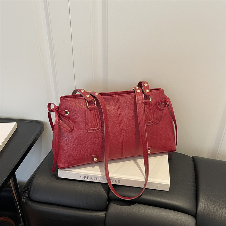 Texturierte Schulter Tasche