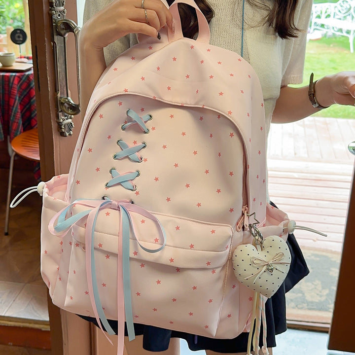 Charmante Stern-Beschmückte Rucksack Karnz