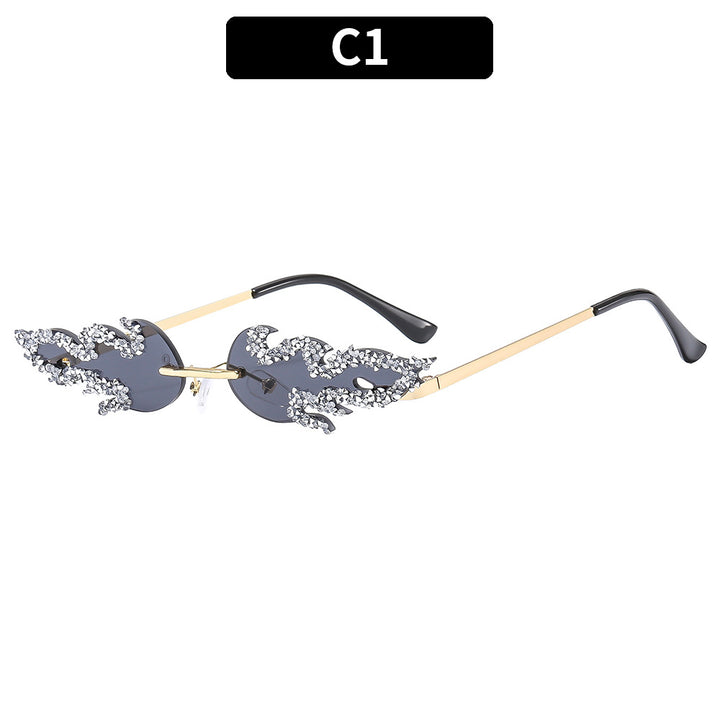 Künstlerisch gestaltete Sonnenbrille