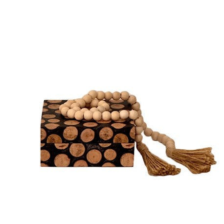 Dekorative Holzgebetsperlen