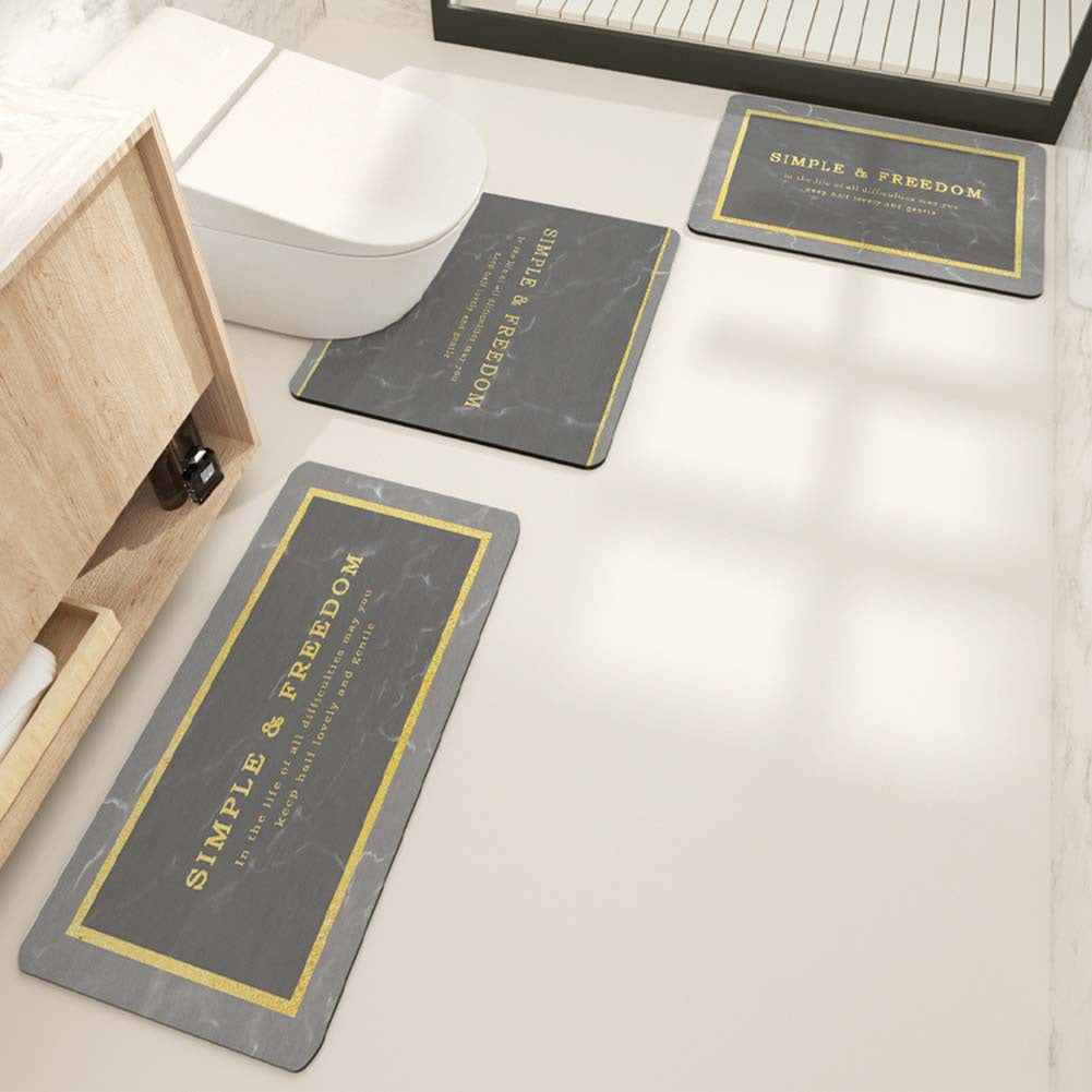 Modern Geometrische Badteppich Set