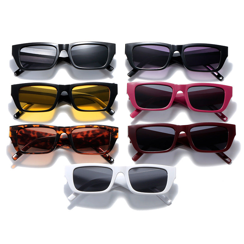 Damen modische rechteckige Sonnenbrille im innovativen Design Karnz